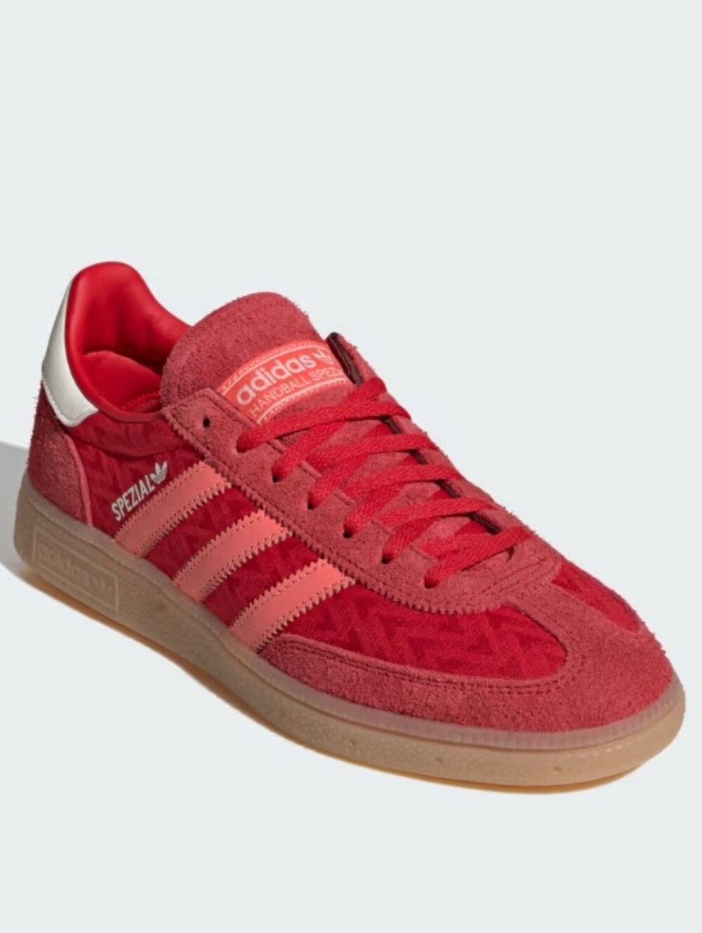 adidas Originals Handball Spezial Sneakers in red and pink
